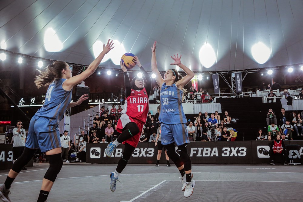 تصاویر دیدار بسکتبال دختران ایران برابر سری لانکا و آندورا