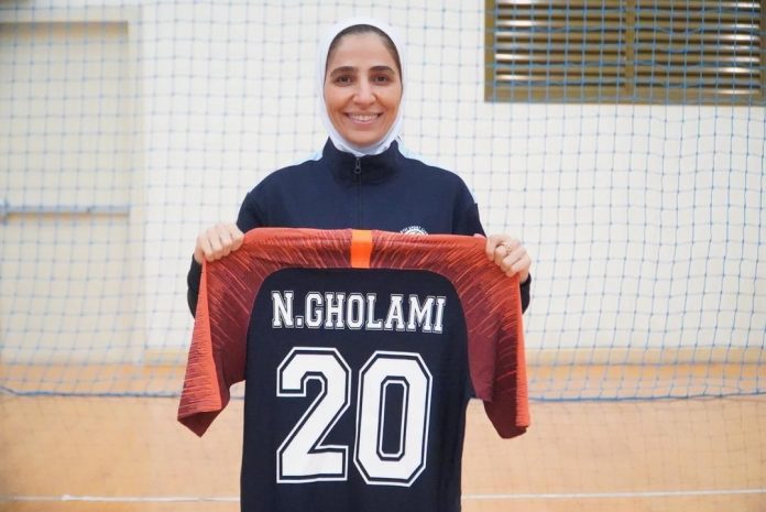 نسیمه غلامی در کویت | کاپیتان تیم ملی فوتسال لژیونر شد
