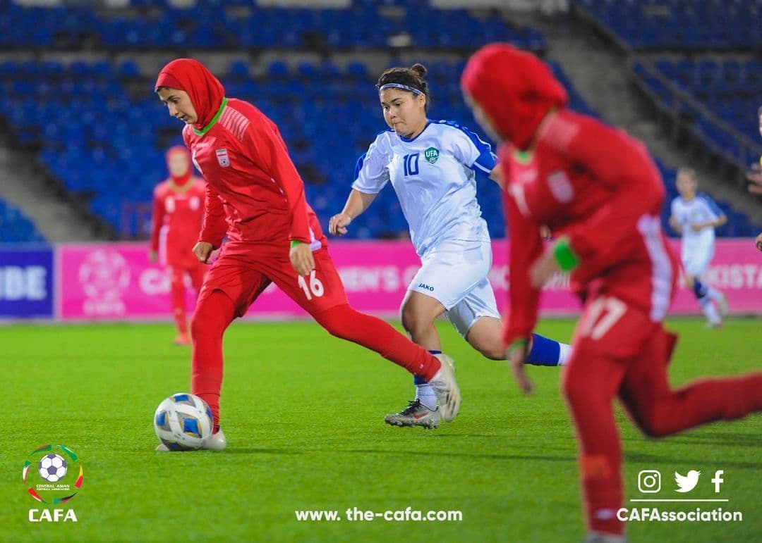 ویدئو فوتبال زنان | ایران ۲ ازبکستان ۲ | مسابقات جوانان کافا