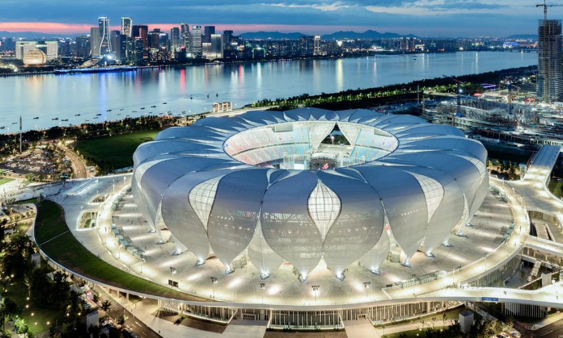 بازی‌های آسیایی هانگژو 2022 | نمایش پهبادی بر فراز هانگژو