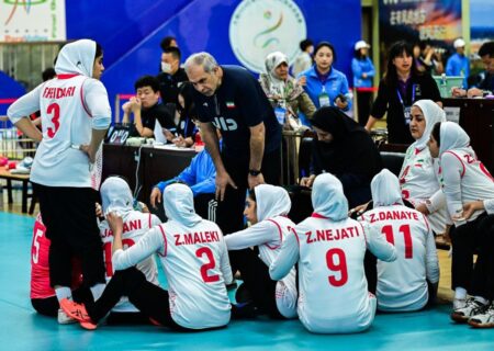 رقابت دختران والیبال نشسته در چین