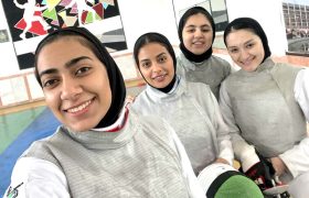 دختران شمشیرباز آماده سفر به عراق