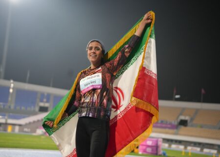 ریحانه مبینی طلای پرش طول آسیا را کسب کرد