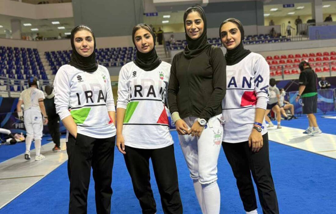 پایان رقابت دختران سابریست در جهانی گرجستان