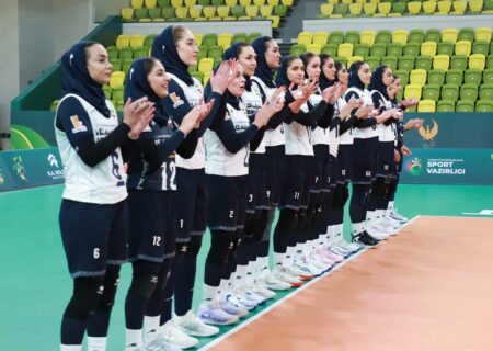 دختران والیبال، قهرمان آسیای مرکزی شدند