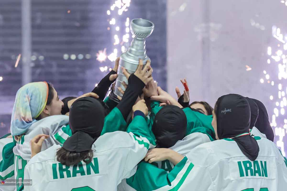 ویدئو | فینال لیگ هاکی روی یخ جوانان